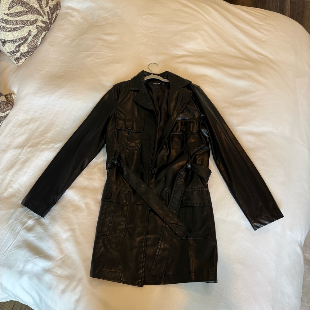 Black Leather Women's Jacket